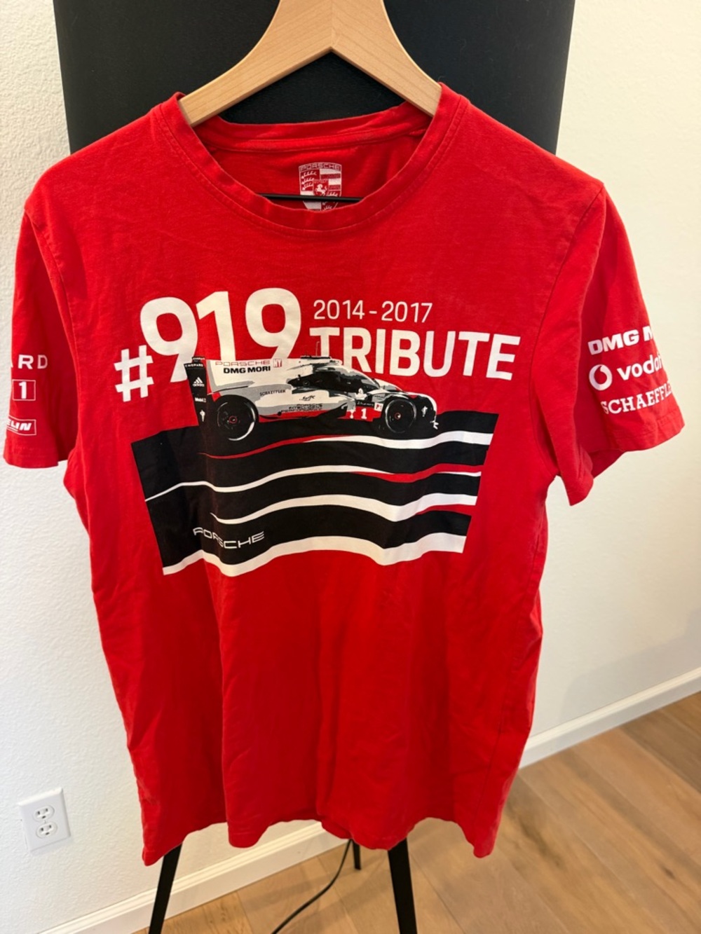 Porsche Design Red #919 Tribute Short Sleeve Tee